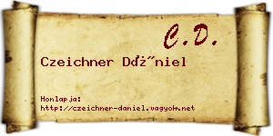 Czeichner Dániel névjegykártya